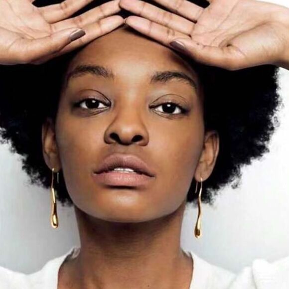 Vintage style drop earrings A975 - Picture 2 of 4